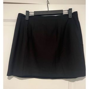 iNamorata Black Suit Skirt (Pleated A-Line Mini), Size L